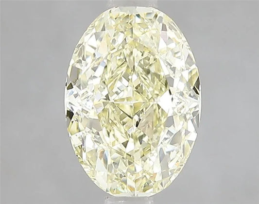 2.12ct Oval Lab Grown Diamond (Colour Fancy Yellow, Clarity VS1, IGI Certified)