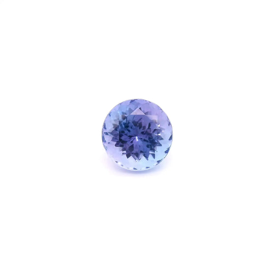 2.12ct Round Natural Tanzanite (Colour Blue, Clarity Slightly Included, Cut Faceted)