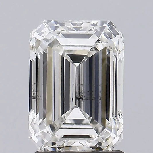 2.13ct Emerald Lab Grown Diamond (Colour G, Clarity VS2, IGI Certified)