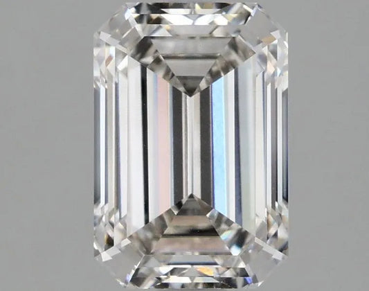 2.13ct Emerald Lab Grown Diamond (Colour H, Clarity VVS2, IGI Certified)