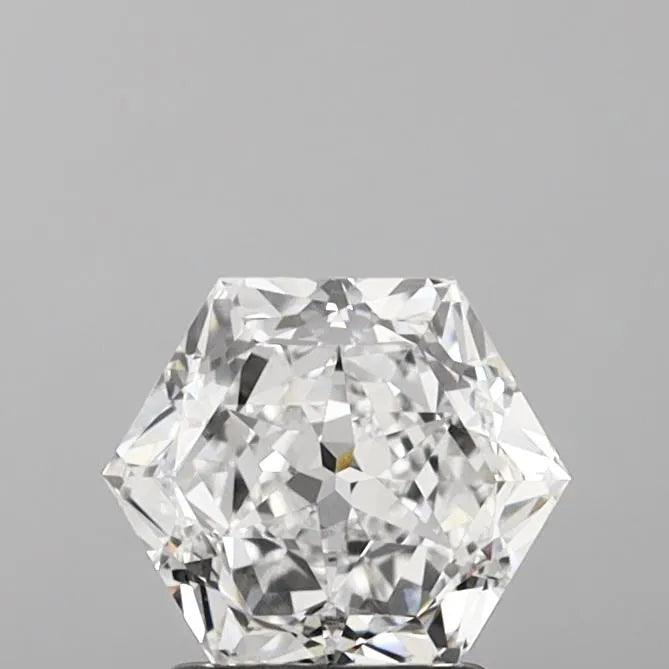 2.13ct Hexagonal Lab Grown Diamond (Colour D, Clarity VVS2, IGI Certified)