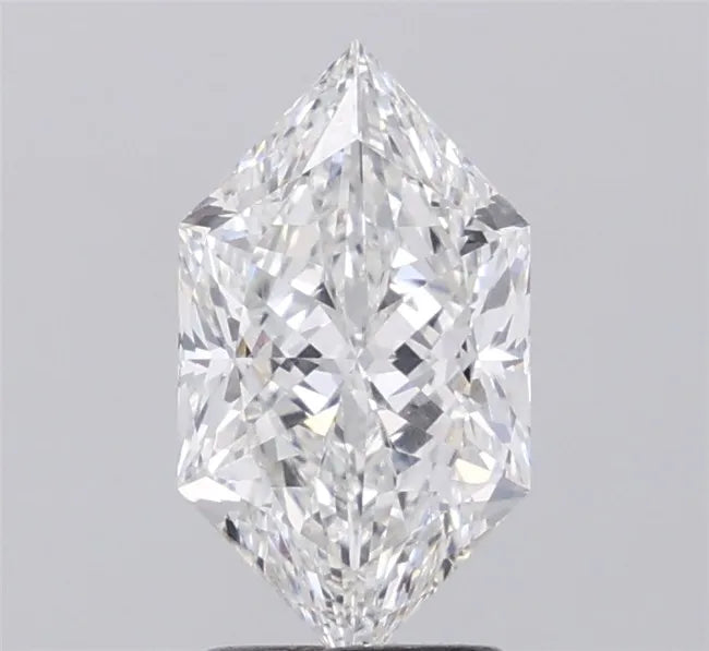 2.13ct Hexagonal Lab Grown Diamond (Colour F, Clarity VVS2, IGI Certified)