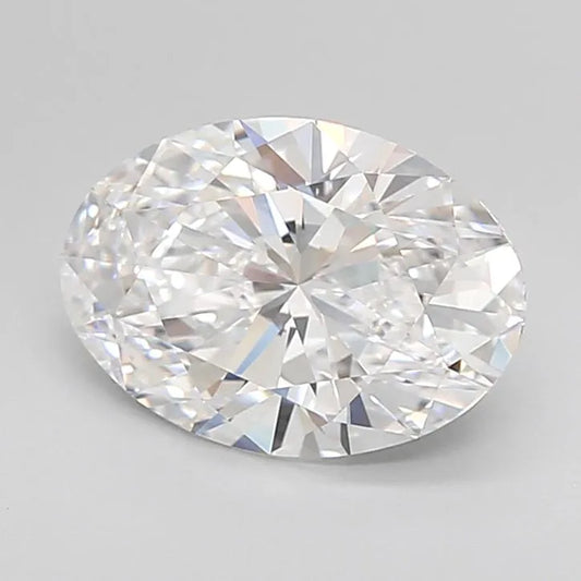 2.14ct Oval Lab Grown Diamond (Colour D, Clarity IF, Cut EX, IGI Certified)