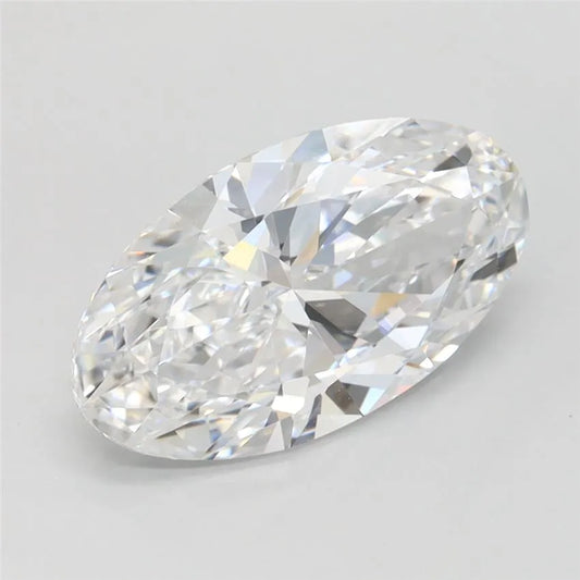 2.14ct Oval Lab Grown Diamond (Colour D, Clarity VVS1, IGI Certified)