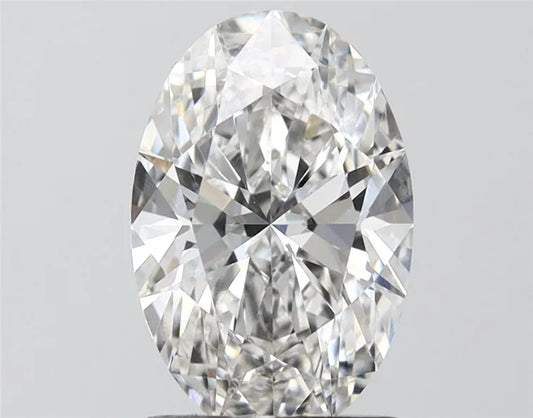 2.16ct Oval Lab Grown Diamond (Colour E, Clarity VVS2, IGI Certified)