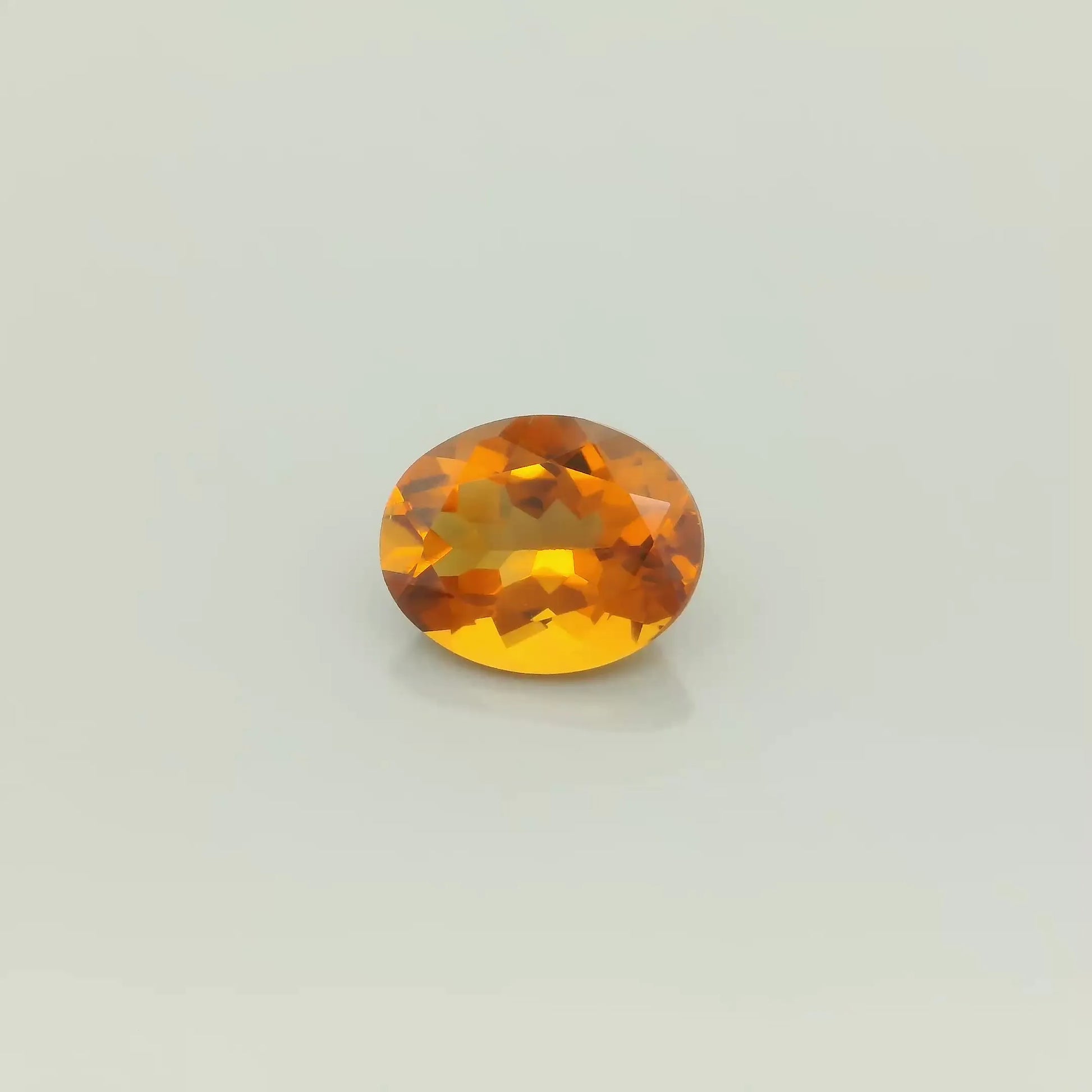 2.17ct Oval Natural Citrine (Colour Yellow, Clarity Eye Clean, Cut Faceted)