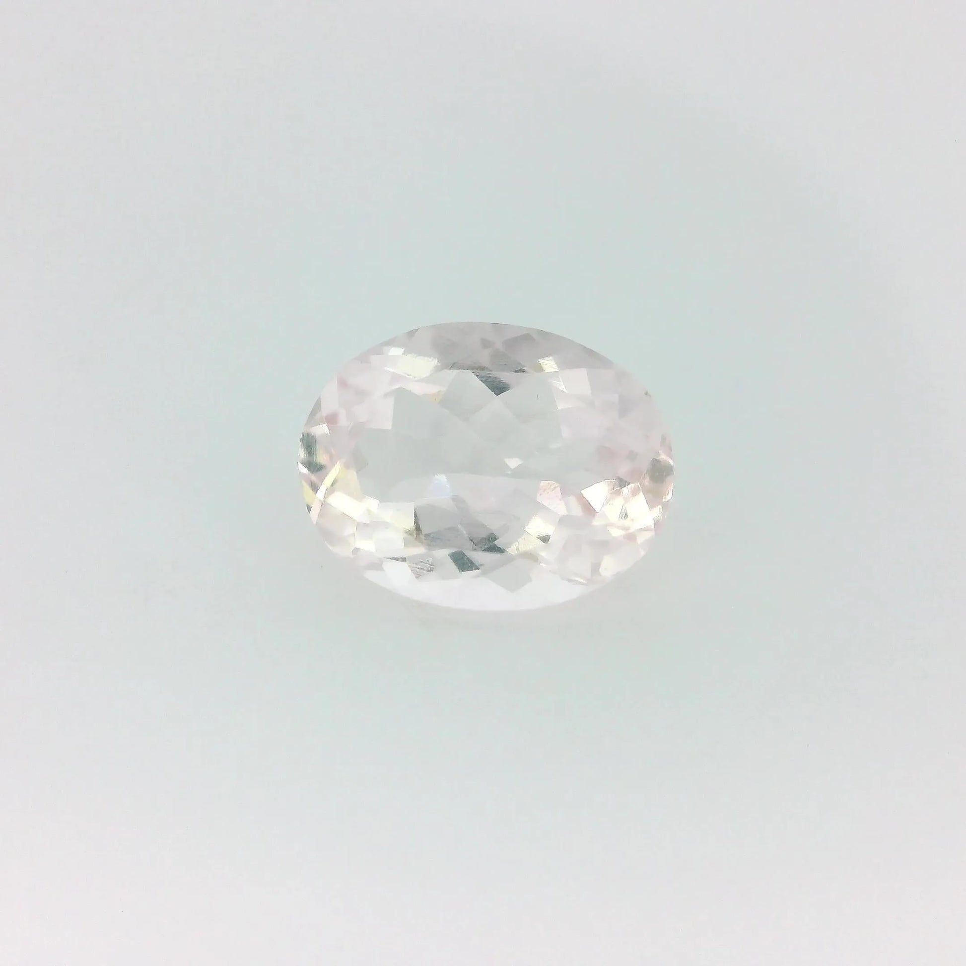 2.17ct Oval Natural Morganite (Colour Pink, Clarity Eye Clean, Cut Faceted)