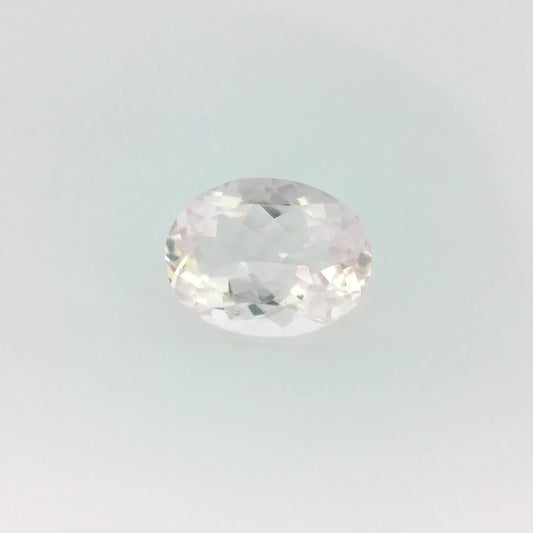 2.17ct Oval Natural Morganite (Colour Pink, Clarity Eye Clean, Cut Faceted)
