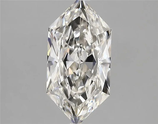 2.18ct Hexagonal Lab Grown Diamond (Colour G, Clarity VS1, IGI Certified)