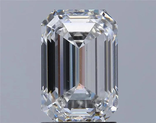 2.20ct Emerald Lab Grown Diamond (Colour F, Clarity VS1, IGI Certified)