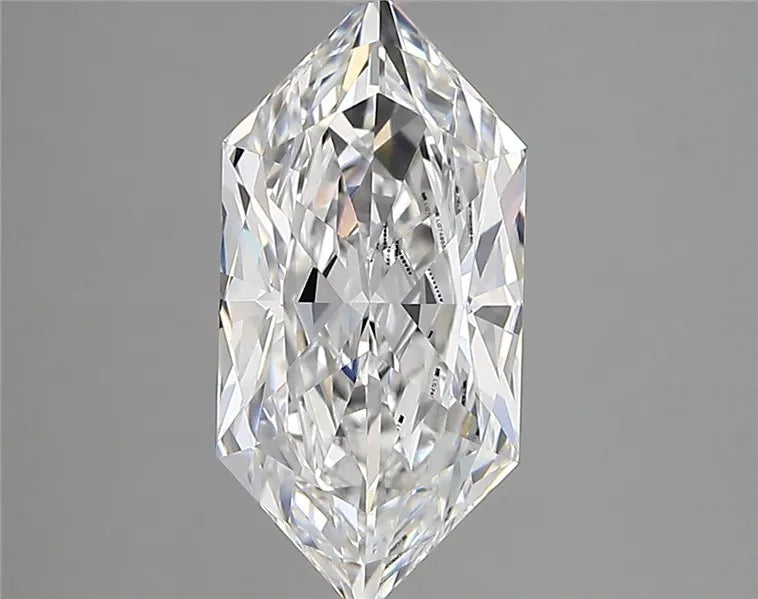 2.21ct Hexagonal Lab Grown Diamond (Colour D, Clarity VVS2, IGI Certified)