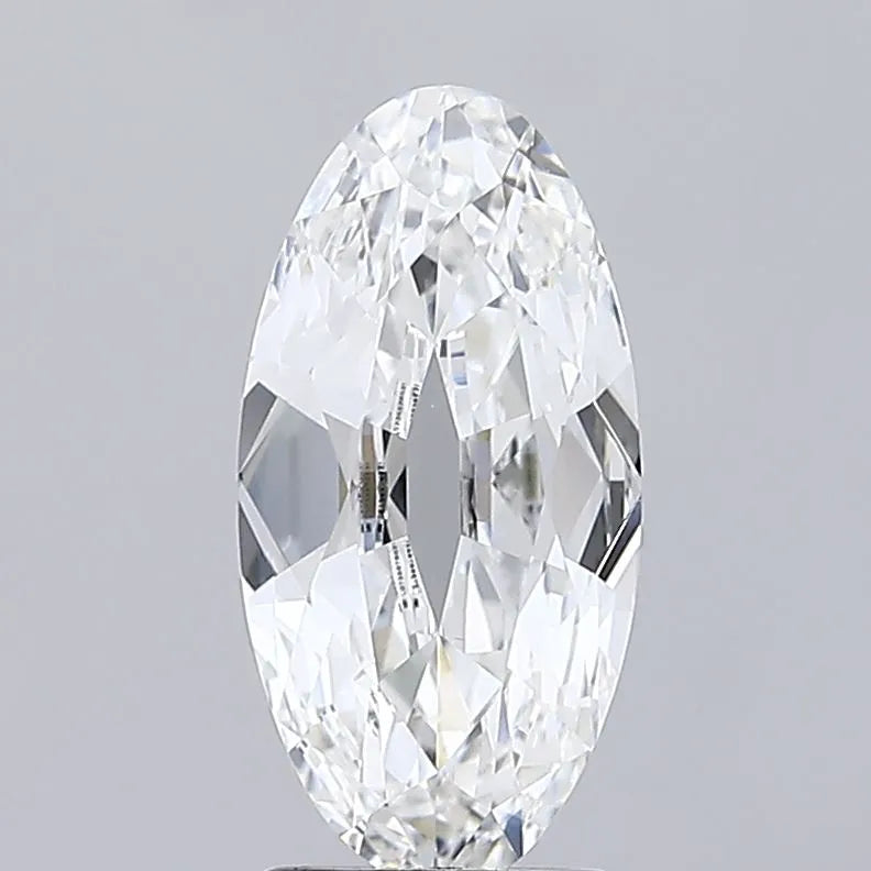 2.21ct Oval Lab Grown Diamond (Colour F, Clarity VVS2, IGI Certified)