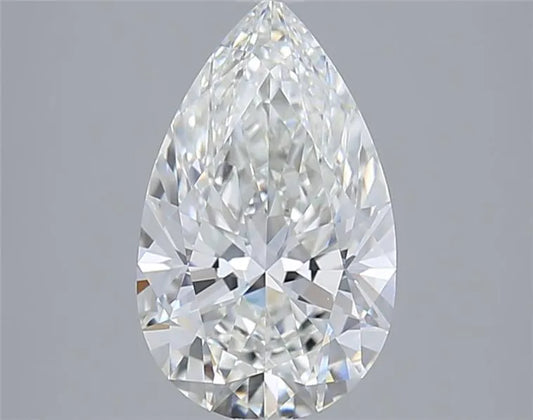 2.21ct Pear Lab Grown Diamond (Colour F, Clarity VVS1, IGI Certified)