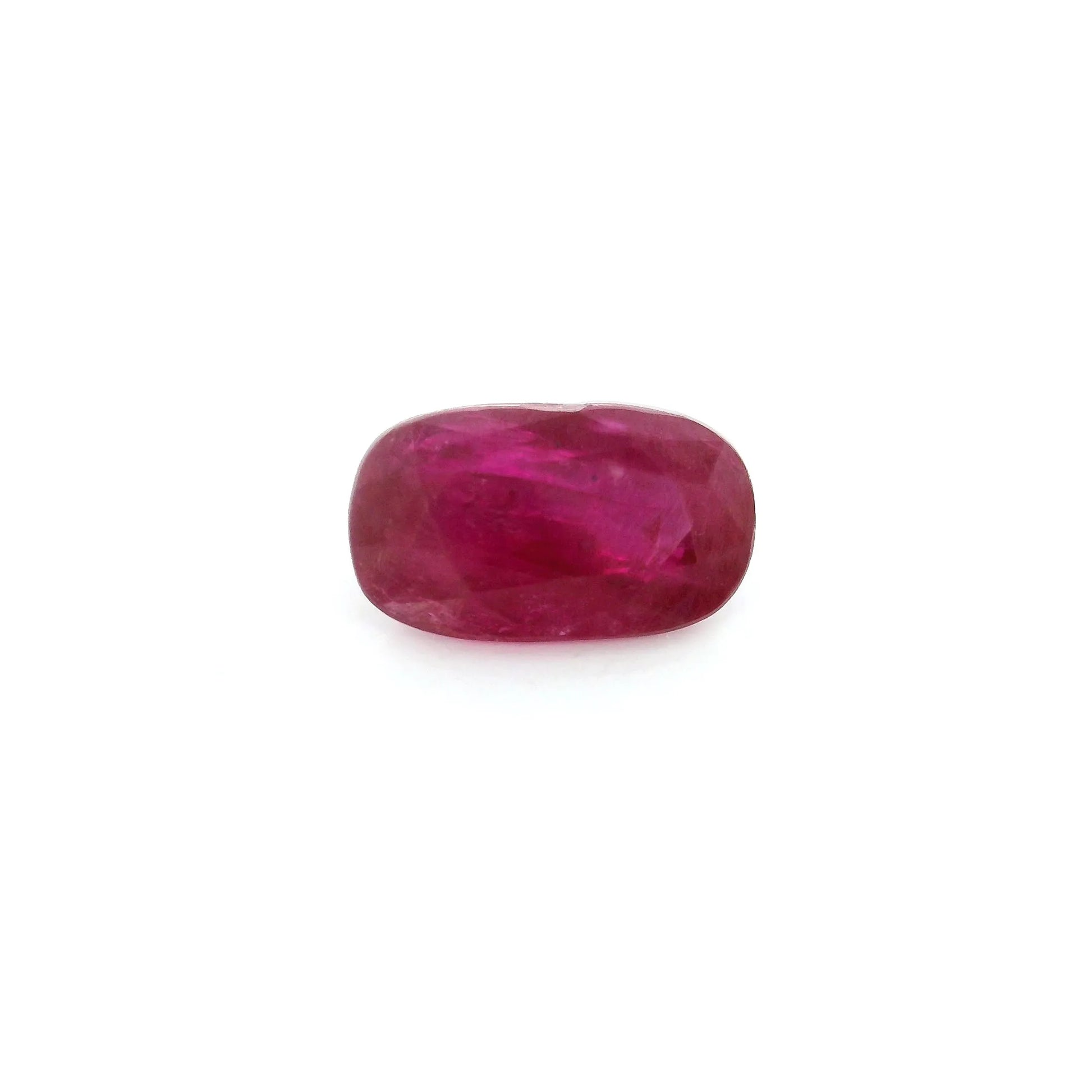 2.22ct Cushion Natural Ruby (Colour Red, Clarity Moderately Included, Cut Faceted)