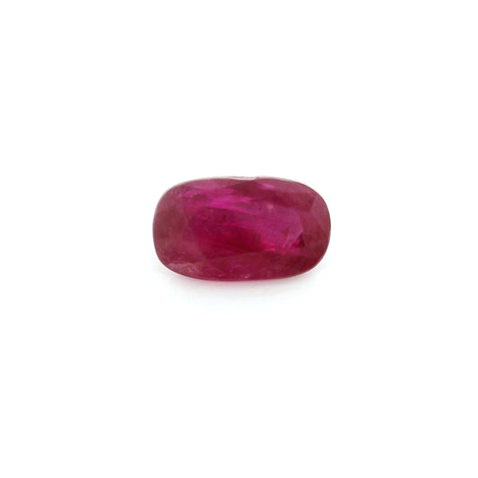 2.22ct Cushion Natural Ruby (Colour Red, Clarity Moderately Included, Cut Faceted)