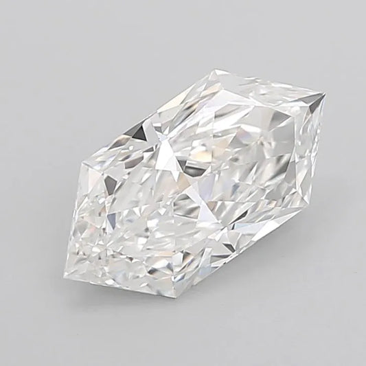 2.22ct Hexagonal Lab Grown Diamond (Colour E, Clarity VVS2, IGI Certified)