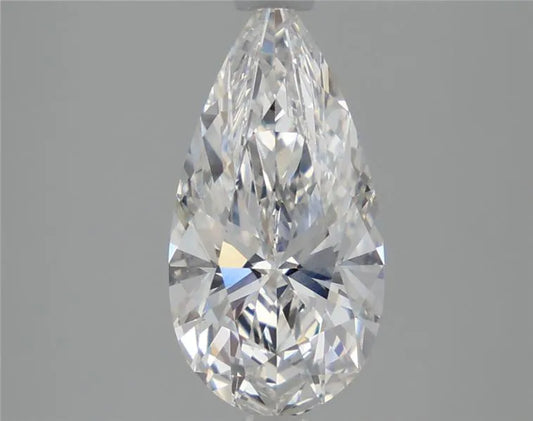 2.22ct Pear Lab Grown Diamond (Colour F, Clarity VS1, IGI Certified)