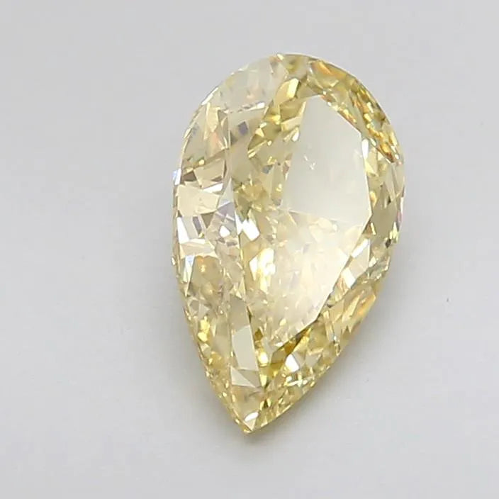 2.22ct Pear Lab Grown Diamond (Colour Fancy Yellow, Clarity VS1, IGI Certified)