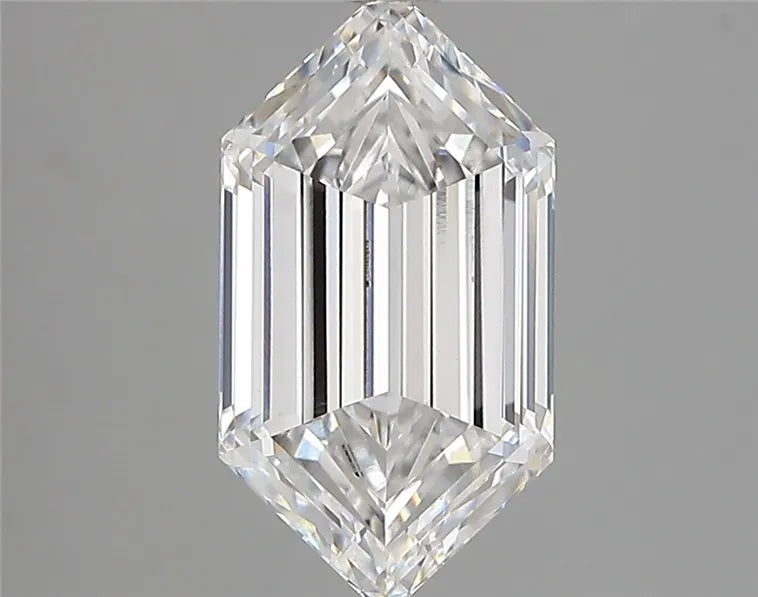 2.23ct Hexagonal Lab Grown Diamond (Colour D, Clarity VVS1, IGI Certified)