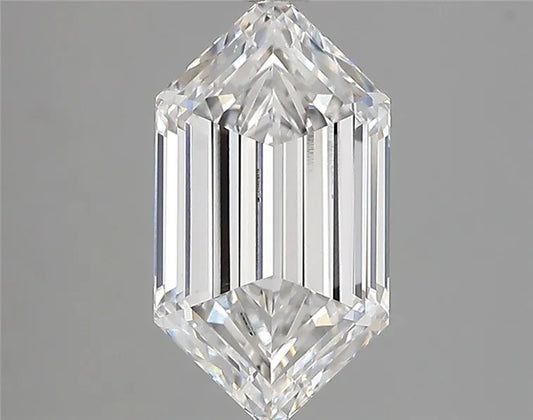 2.23ct Hexagonal Lab Grown Diamond (Colour D, Clarity VVS1, IGI Certified)