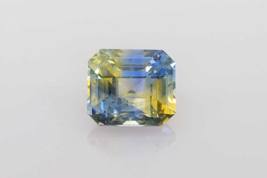 2.25ct Octagonal Natural Sapphire (Colour Bicolor, Clarity Eye Clean, Cut Faceted)