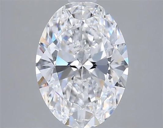 2.25ct Oval Lab Grown Diamond (Colour D, Clarity VVS2, IGI Certified)