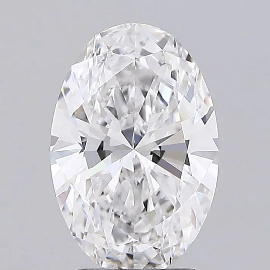 2.29ct Oval Lab Grown Diamond (Colour E, Clarity VVS2, IGI Certified)