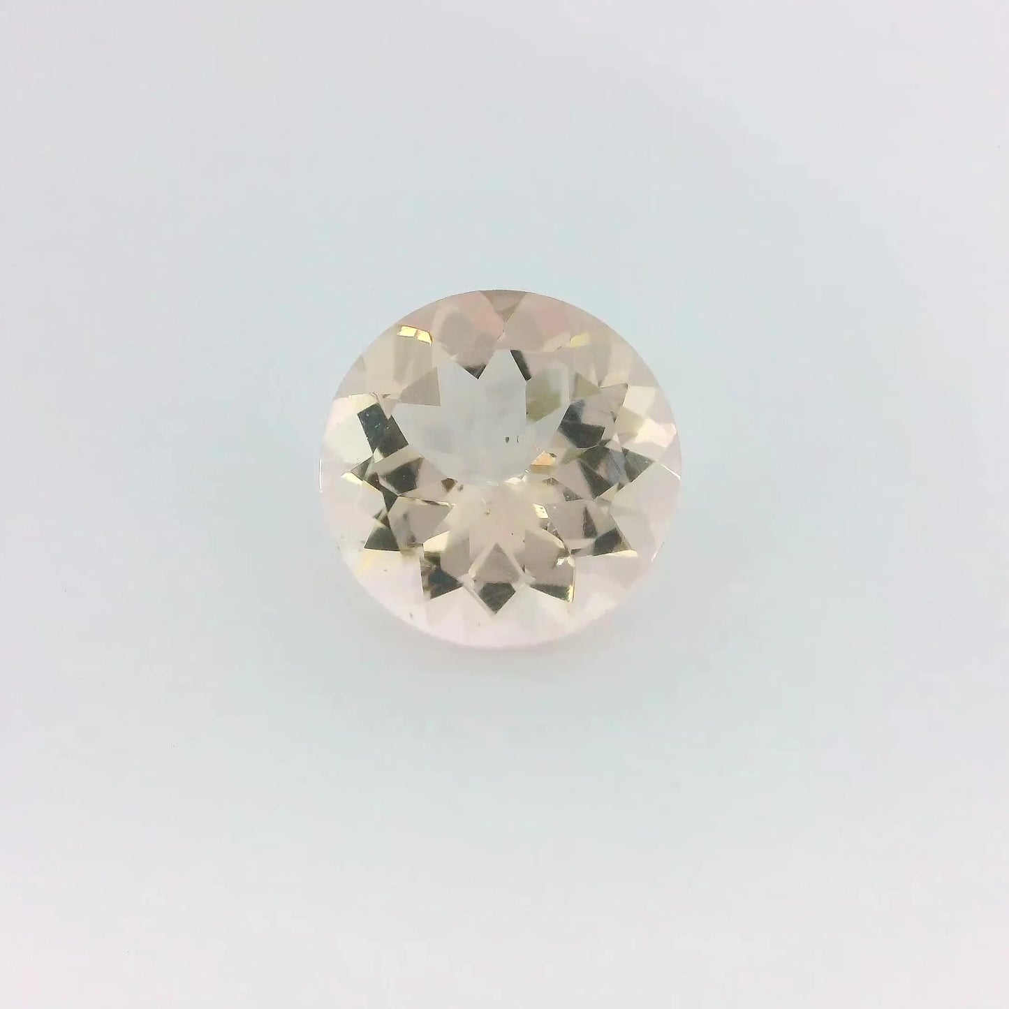 2.29ct Round Natural Morganite (Colour Pink, Clarity Eye Clean, Cut Faceted)