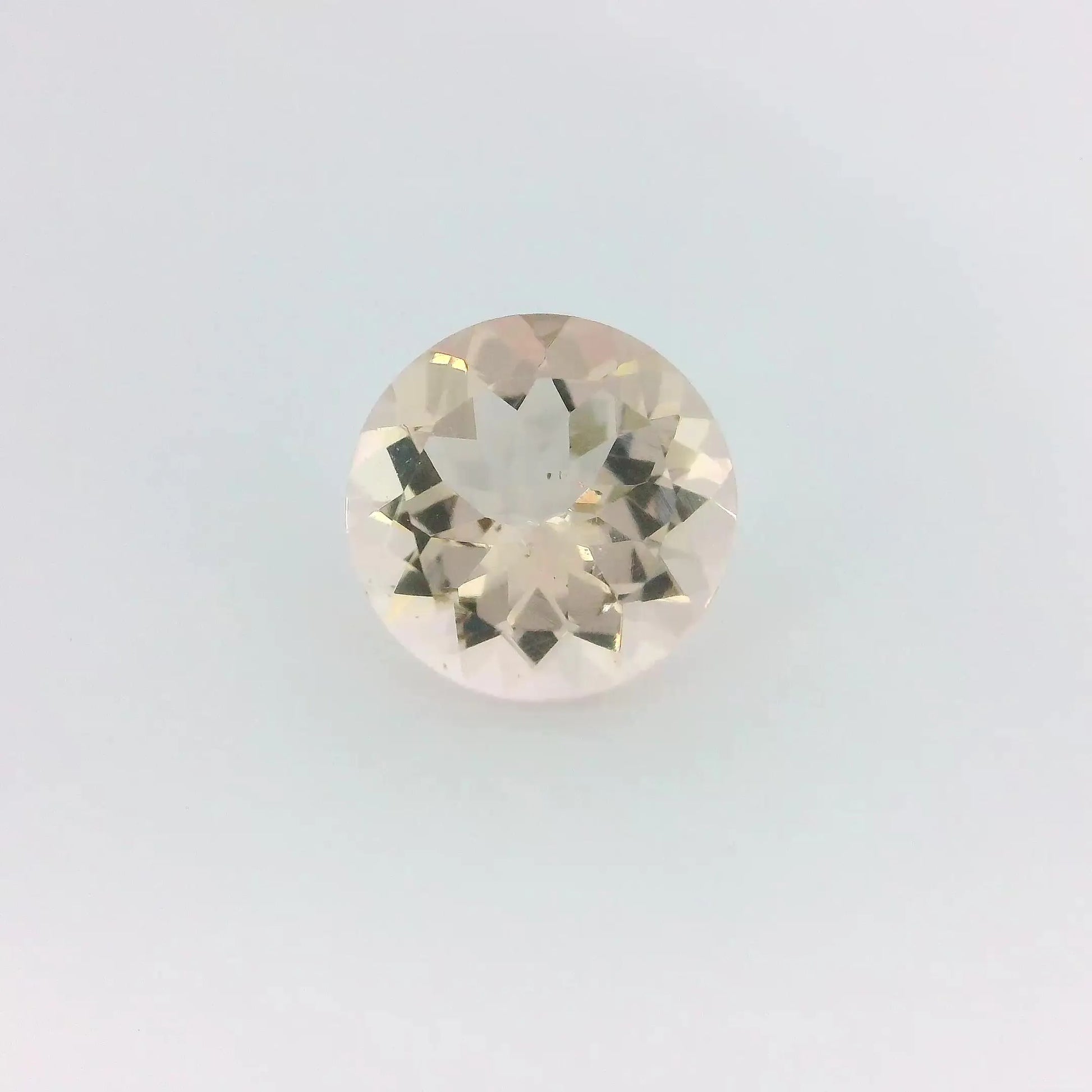 2.29ct Round Natural Morganite (Colour Pink, Clarity Eye Clean, Cut Faceted)