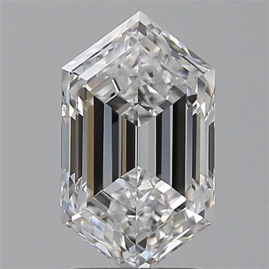 2.30ct Hexagonal Lab Grown Diamond (Colour D, Clarity VVS2, IGI Certified)