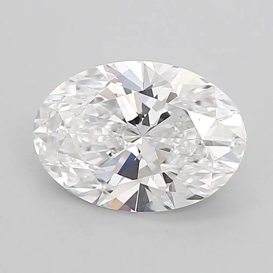 2.30ct Oval Lab Grown Diamond (Colour D, Clarity IF, Cut EX, IGI Certified)