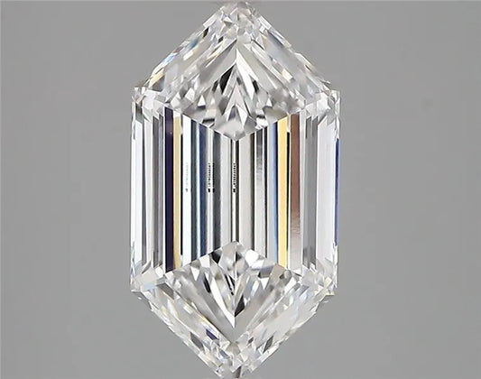 2.32ct Hexagonal Lab Grown Diamond (Colour D, Clarity VVS2, IGI Certified)