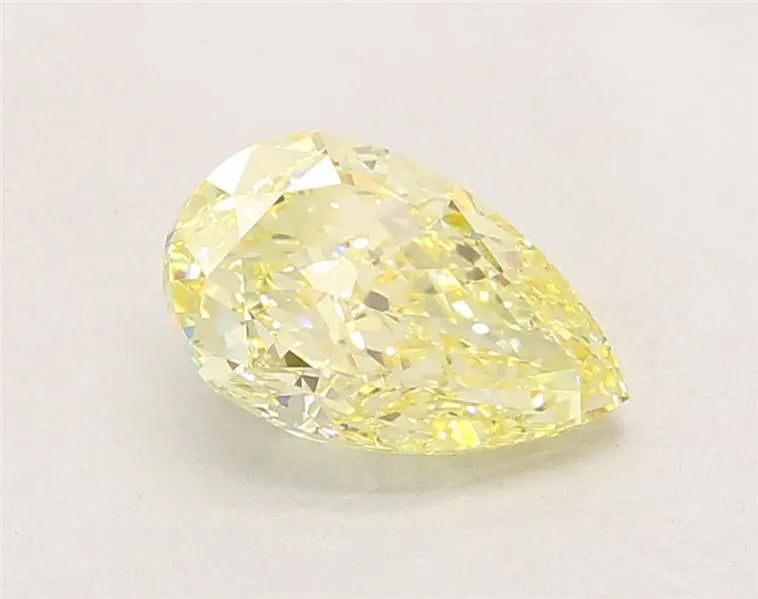 2.34ct Pear Lab Grown Diamond (Colour Fancy Yellow, Clarity VVS2, IGI Certified)