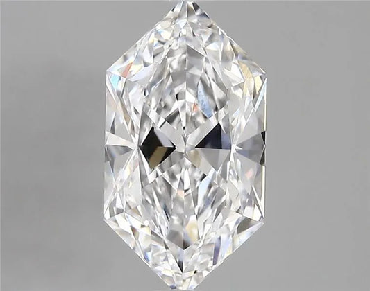 2.35ct Hexagonal Lab Grown Diamond (Colour D, Clarity VS1, IGI Certified)