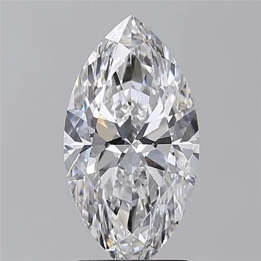 2.35ct Marquise Lab Grown Diamond (Colour F, Clarity VVS1, Cut EX, IGI Certified)