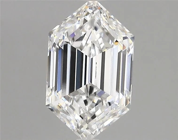 2.37ct Hexagonal Lab Grown Diamond (Colour E, Clarity VVS2, IGI Certified)