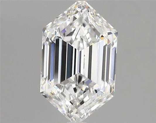 2.37ct Hexagonal Lab Grown Diamond (Colour E, Clarity VVS2, IGI Certified)
