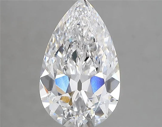 2.37ct Pear Lab Grown Diamond (Colour D, Clarity VVS2, IGI Certified)
