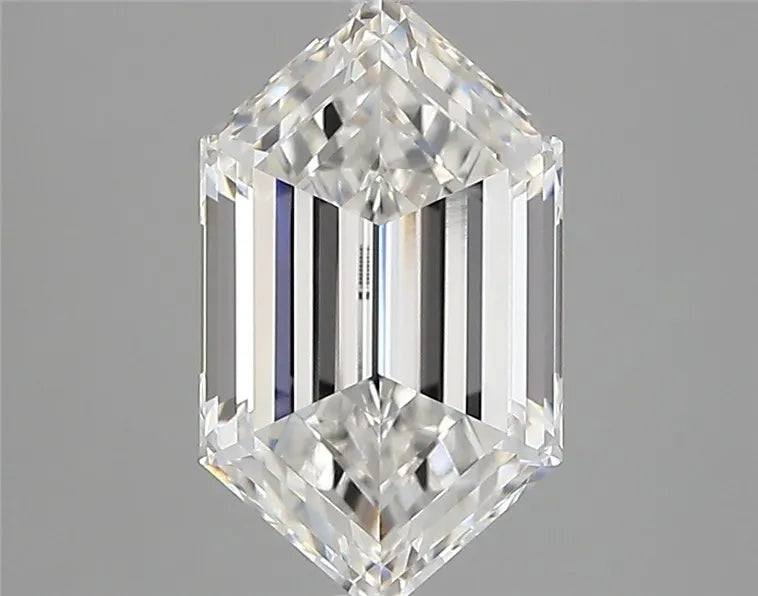 2.38ct Hexagonal Lab Grown Diamond (Colour E, Clarity VVS2, IGI Certified)
