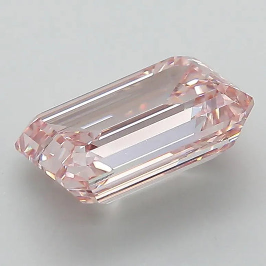 2.39ct Emerald Lab Grown Diamond (Colour Fancy Pink, Clarity SI1, IGI Certified)