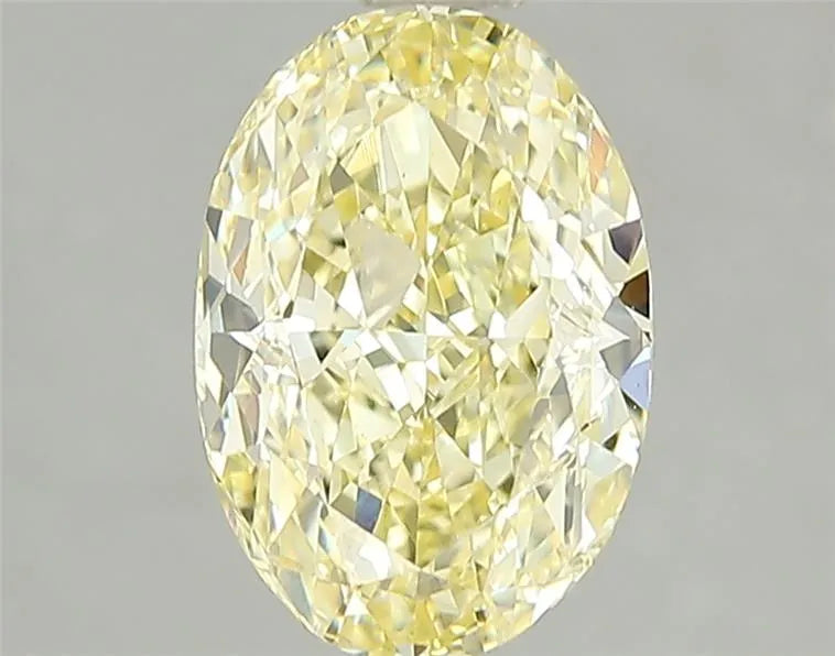 2.40ct Oval Lab Grown Diamond (Colour Fancy Intense Yellow, Clarity VS1, IGI Certified)