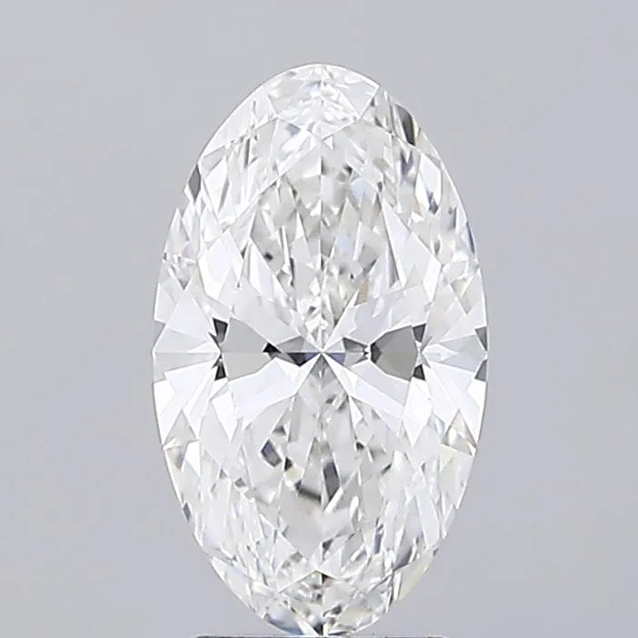 2.41ct Oval Lab Grown Diamond (Colour E, Clarity VVS2, IGI Certified)