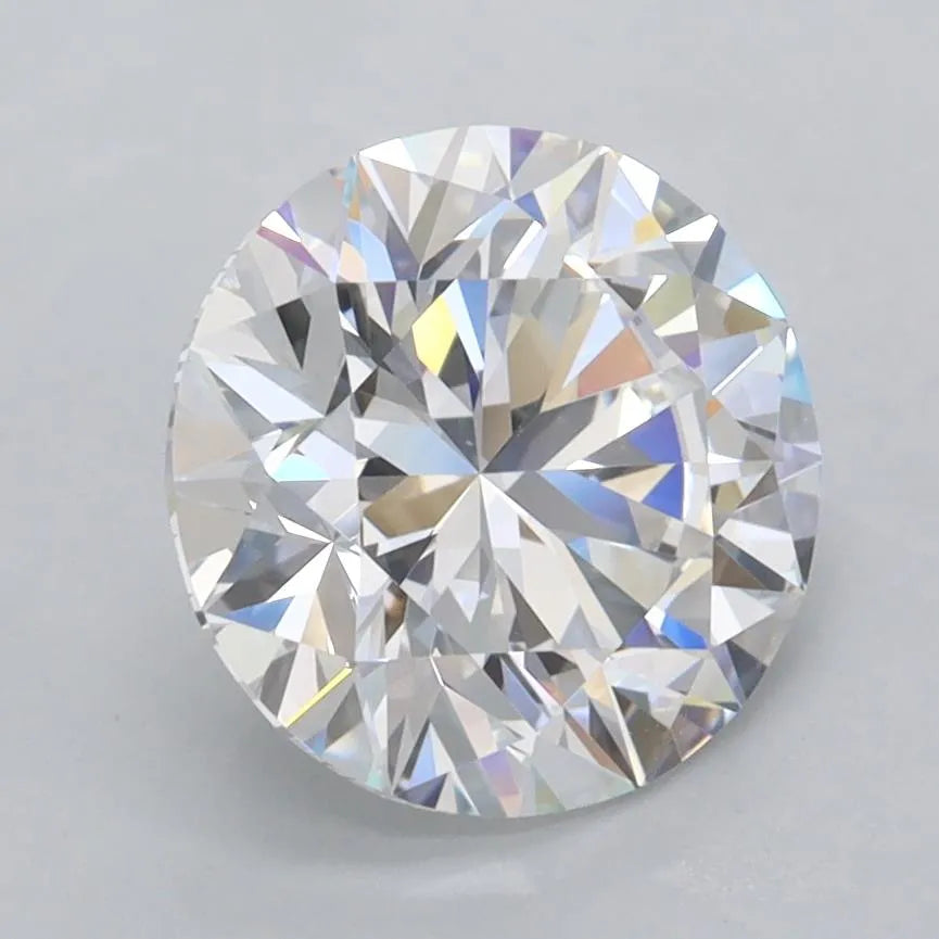 2.46ct Round Lab Grown Diamond (Colour D, Clarity FL, Cut ID, IGI Certified)
