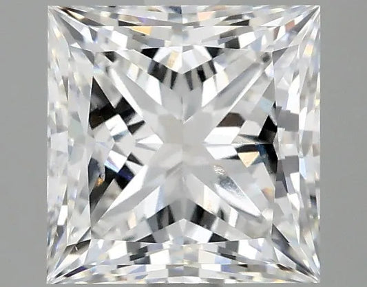 2.47ct Princess Lab Grown Diamond (Colour E, Clarity SI1, IGI Certified)