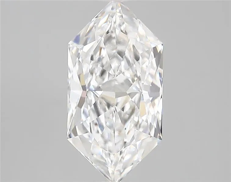 2.48ct Hexagonal Lab Grown Diamond (Colour D, Clarity VS1, IGI Certified)