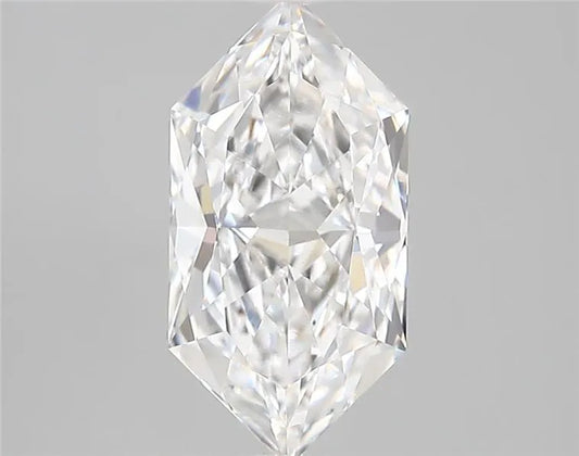 2.48ct Hexagonal Lab Grown Diamond (Colour D, Clarity VS1, IGI Certified)