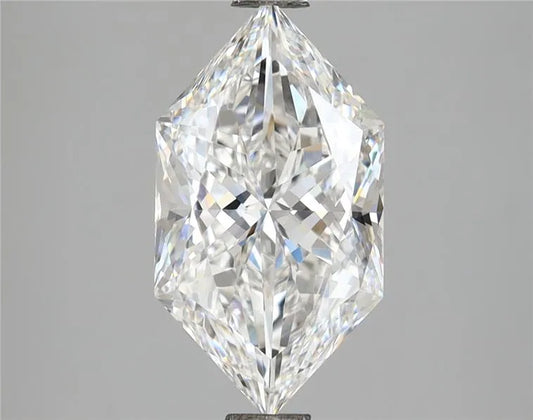 2.49ct Hexagonal Lab Grown Diamond (Colour D, Clarity VVS1, IGI Certified)