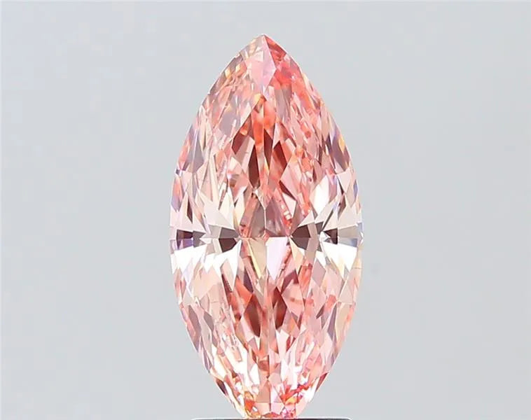 2.49ct Marquise Lab Grown Diamond (Colour Fancy Intense Pink, Clarity VS1, IGI Certified)