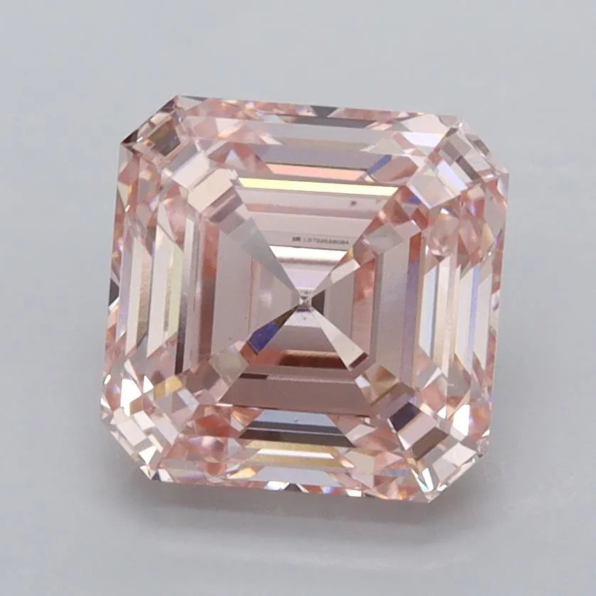 2.50ct Asscher Lab Grown Diamond (Colour Fancy Intense Pink, Clarity VVS2, IGI Certified)