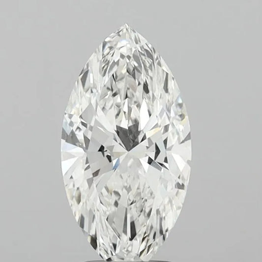 2.50ct Marquise Lab Grown Diamond (Colour F, Clarity VVS2, IGI Certified)